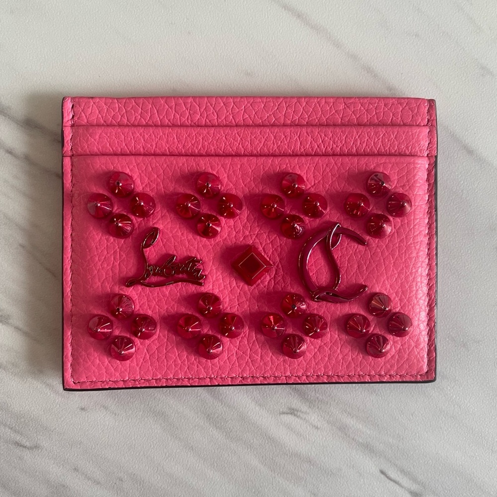 Christian Louboutin Kios Cardholder - Hot Pink